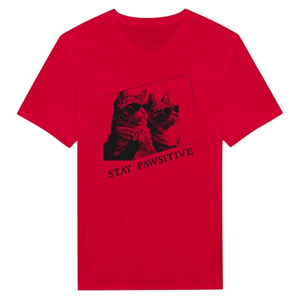 Stay Pawsitive | Funny Cat T-shirt