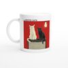 The White Cats Band | Funny Cat Mug