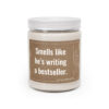 Smells Like He’s Writing a Bestseller | Funny Writer Scented Candle