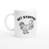 Get Stuffed | Flip the Bird | Funny Thanksgiving Mug