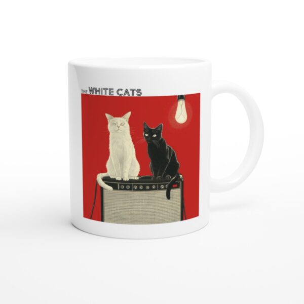 The White Cats Band | Funny Cat Mug