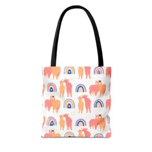 Cute Llama Bag | Valentine Tote Bag