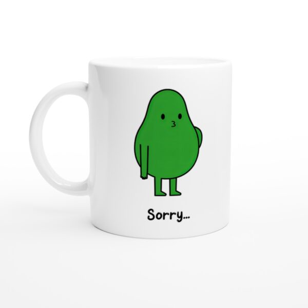 Sorry Can’t Be Arsed | Funny Avocado Mug