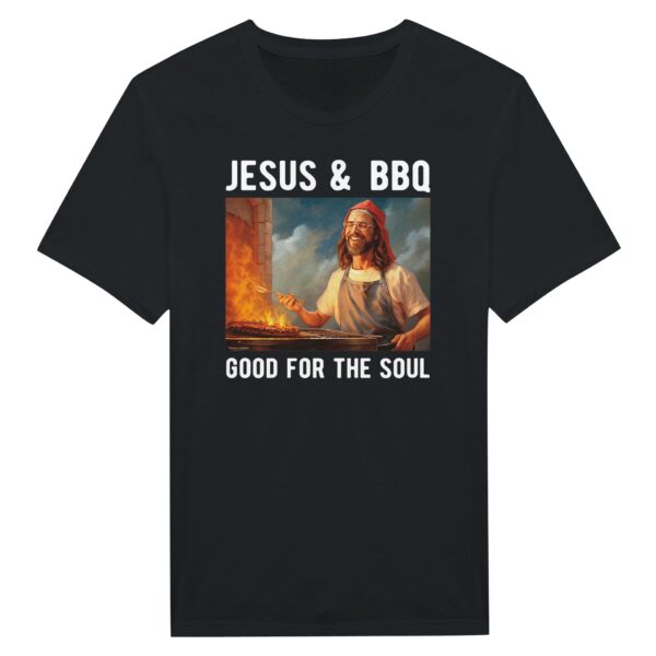 Jesus & BBQ: Good for the Soul | Funny Christian T-shirt