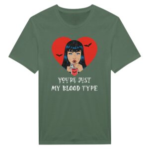 You’re Just My Blood Type | Funny Halloween T-shirt