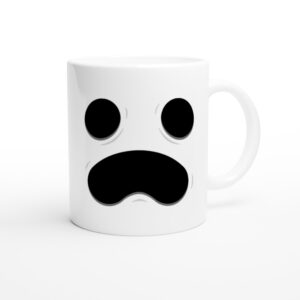 Funny Halloween Ghost Face Mug