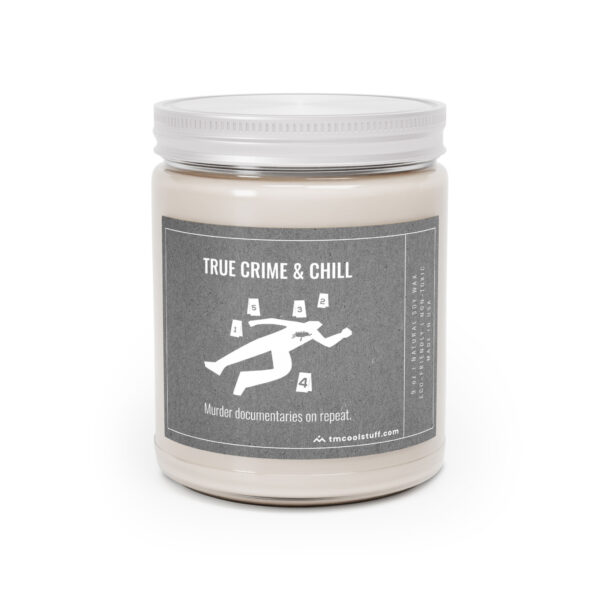 True Crime and Chill | Funny True Crime Scented Candle