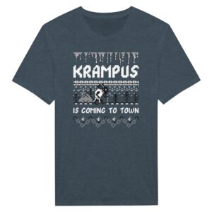 Krampus Is Coming to Town | Funny Christmas T-shirt