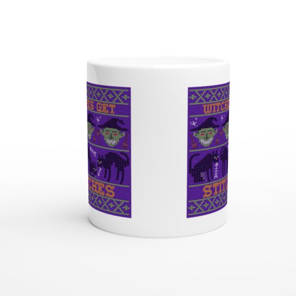 Witches Get Stitches | Funny Halloween Mug