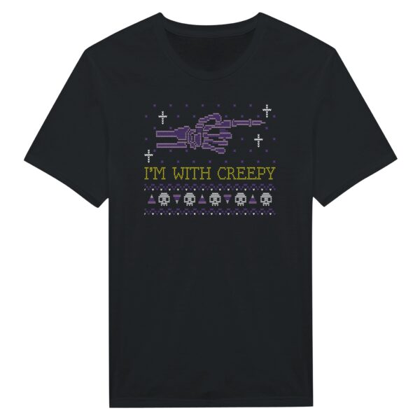 I’m with Creepy | Funny Halloween T-shirt