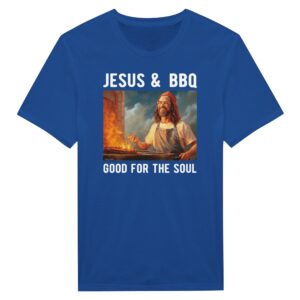 Jesus & BBQ: Good for the Soul | Funny Christian T-shirt