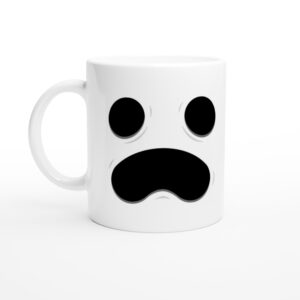 Funny Halloween Ghost Face Mug