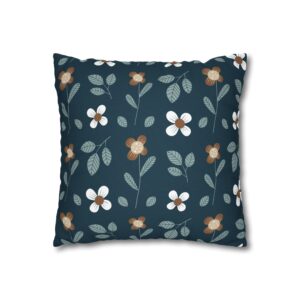 Flowers Pillowcase | Floral Throw Pillow Cover