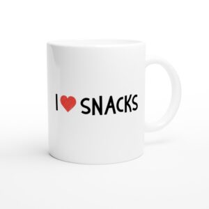 I Love Snacks | Snack Lover Mug