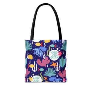 Child of the Ocean | Cute Underwater Tote Bag