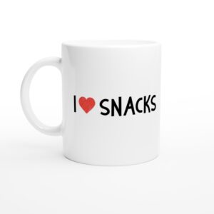 I Love Snacks | Snack Lover Mug