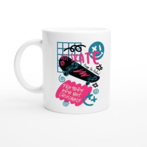 Just Skate | Brutalism Skateboarding Streetstyle Mug