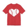 Baseball Love | Cute Baseball Heart T-shirt