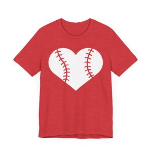 Baseball Love | Cute Baseball Heart T-shirt