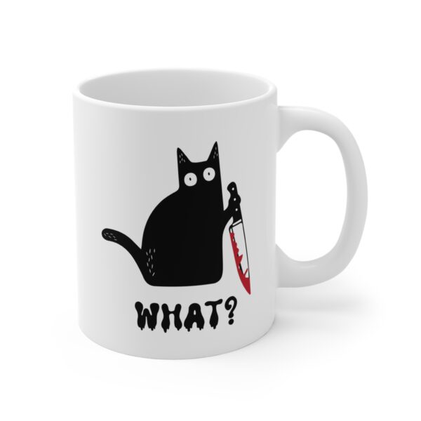 Funny Murder Cat Mug