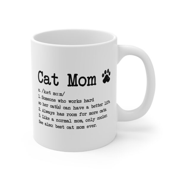 Funny Cat Mom Definition Mug