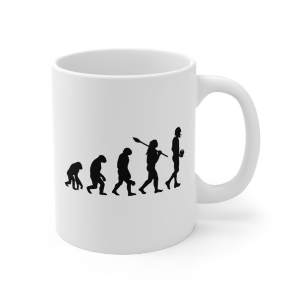 Funny American Football Evolution Mug