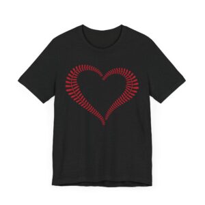 Baseball Love | Cute Baseball Heart T-shirt