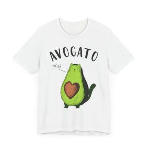 Funny Avogato Avocado Cat T-shirt