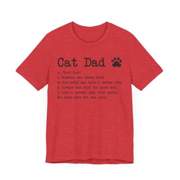 Funny Cat Dad Definition T-shirt