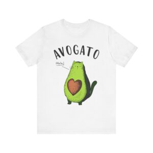 Funny Avogato Avocado Cat T-shirt