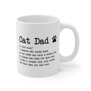 Funny Cat Dad Definition Mug