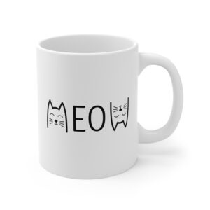 Cute Cat Meow Mug