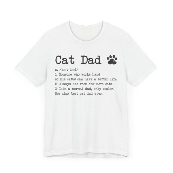 Funny Cat Dad Definition T-shirt