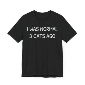 I Was Normal 3 Cats Ago | Funny Cat T-shirt