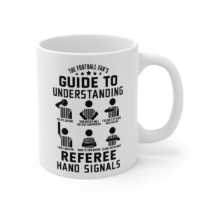 Guide to Understanding Referee Hand Signals | Funny American Football Mug