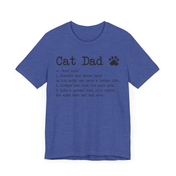 Funny Cat Dad Definition T-shirt