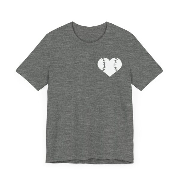 Baseball Love | Cute Baseball Heart T-shirt