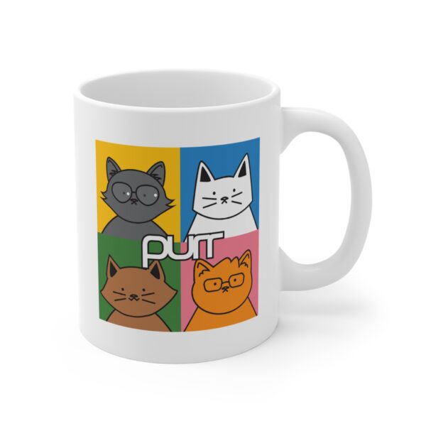 Purr Band | Funny Blur Rock Band Cat Mug