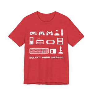 Select Your Weapon | Funny Gaming T-shirt