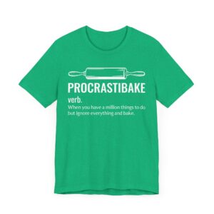 Procrastibake Procrastibaking Definition | Funny Baking T-shirt