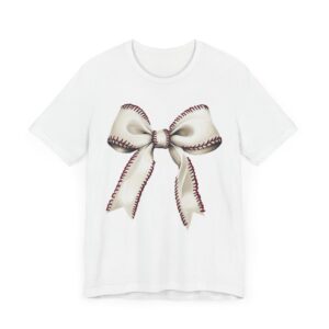 Cute Coquette Baseball Bow T-shirt