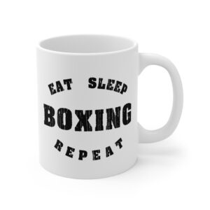 Eat Sleep Boxing Repeat | Boxing Mug