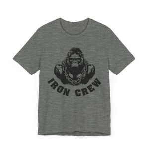 Silverback Gorilla | Iron Crew | Gym and Fitness T-shirt