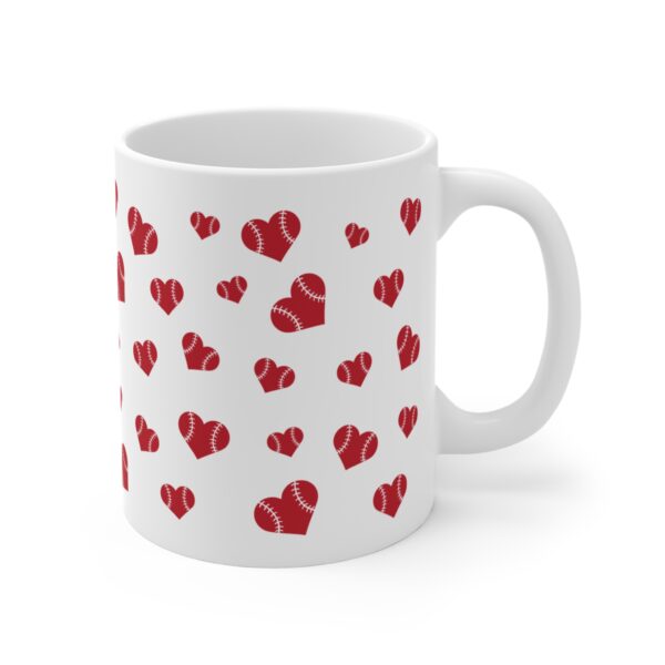 Baseball Love | Cute Baseball Heart Mug