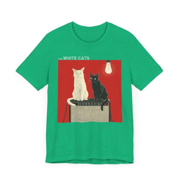 The White Cats Band | Funny The White Stripes Rock Duo Cat T-shirt