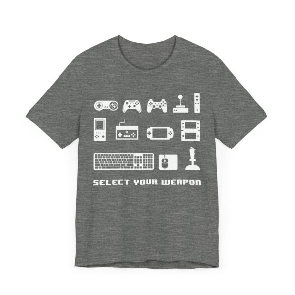 Select Your Weapon | Funny Gaming T-shirt