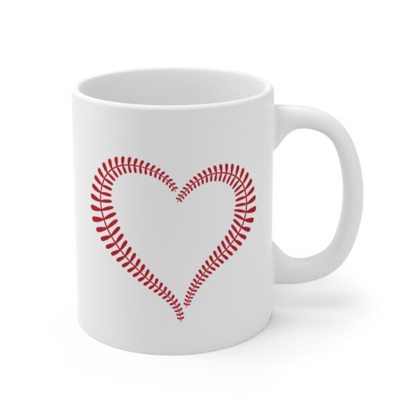 Baseball Love | Cute Baseball Heart Mug