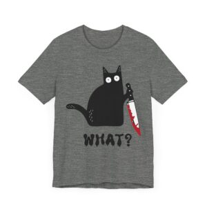 Funny Murder Cat Halloween T-shirt