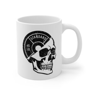 Weight Plate Skull | Funny Gym and Fitness Mug