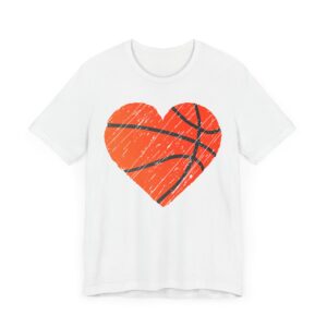 Distressed Basketball Heart T-shirt